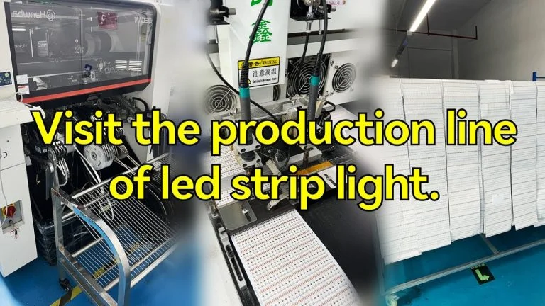 Producing Process of LED Strip Lights